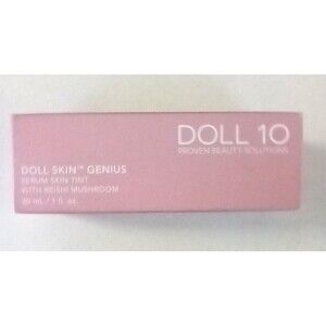 Doll 10 Doll Skin Genius Serum Skin Tint with Reishi Mushroom  1 FL OZ  FAIR